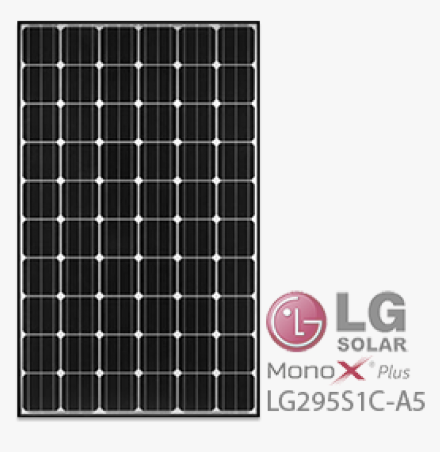 Lg 295w Mono Lg295s1c-a5 - Lg Solar Mono X Plus, HD Png Download, Free Download
