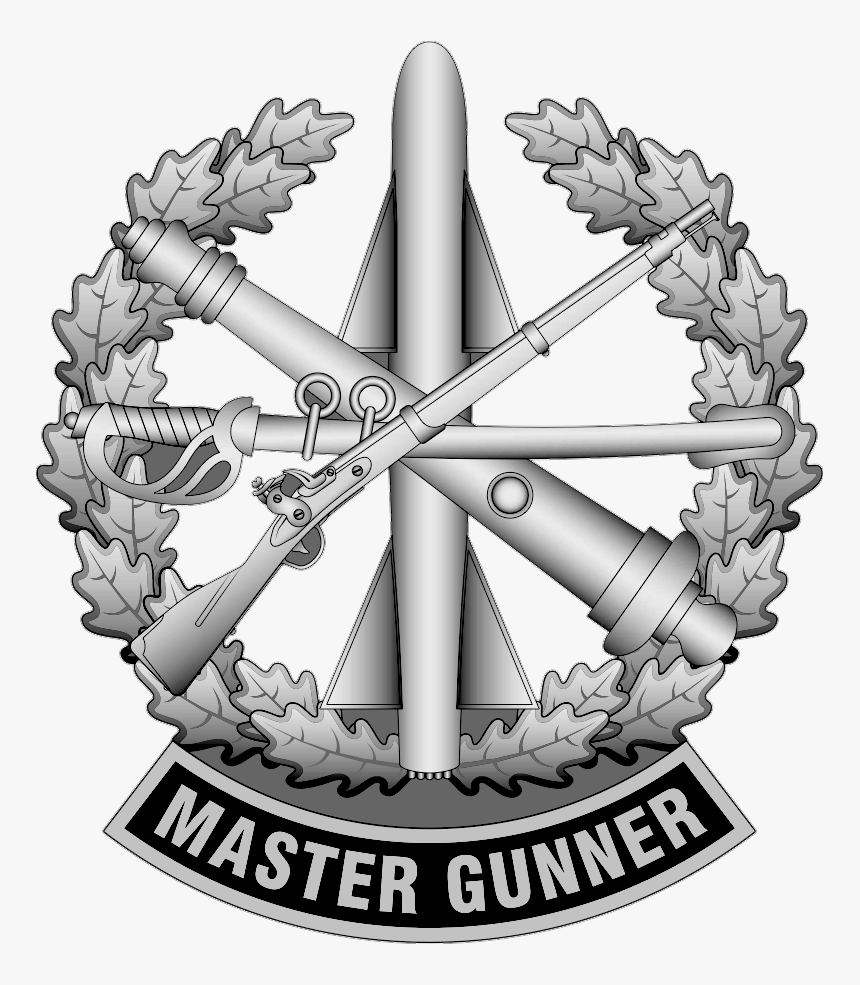 Us Army Master Gunner Identification Badge - Master Gunner Identification Badge, HD Png Download, Free Download