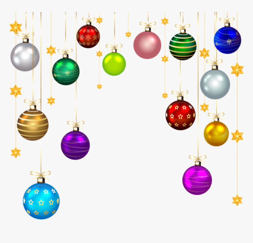 Free Png Hanging Christmas Balls Decor Png Images Transparent - Hanging Christmas Balls Clip Art, Png Download, Free Download