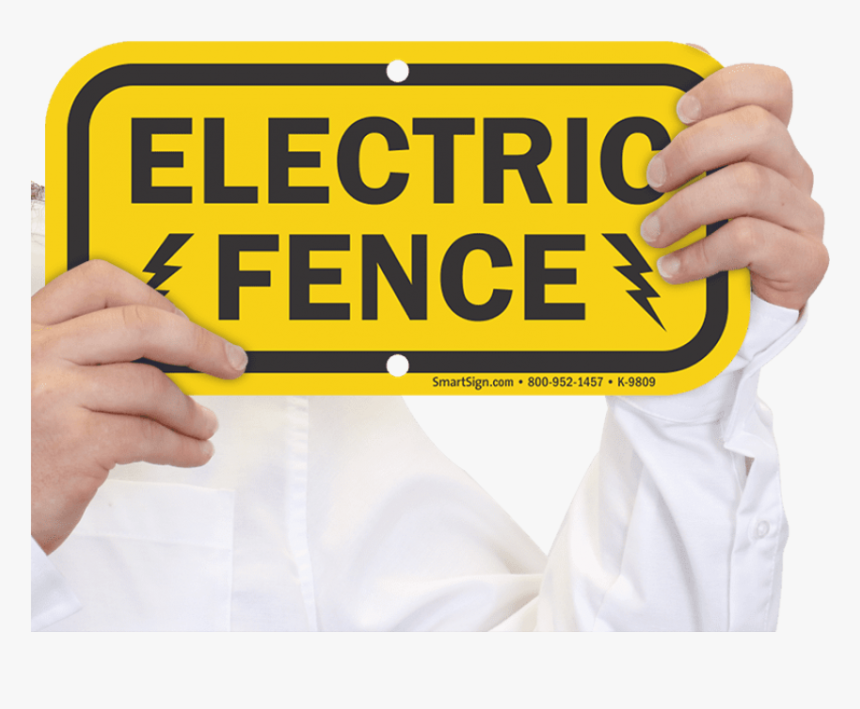 Free Png Download Danger Electric Fence Sign Png Images - Sign, Transparent Png, Free Download