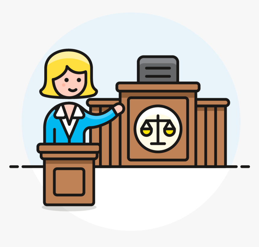 09 Lawyer Court - Lawyer Clip Art, HD Png Download, Free Download