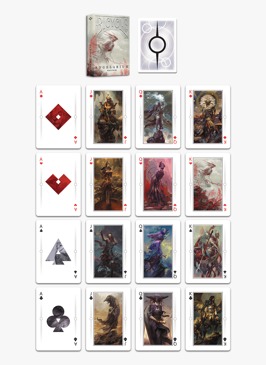 Angelarium Bicycle Cards, HD Png Download, Free Download