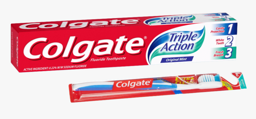 Toothbrush Clipart Colgate Toothpaste - Colgate, HD Png Download, Free Download