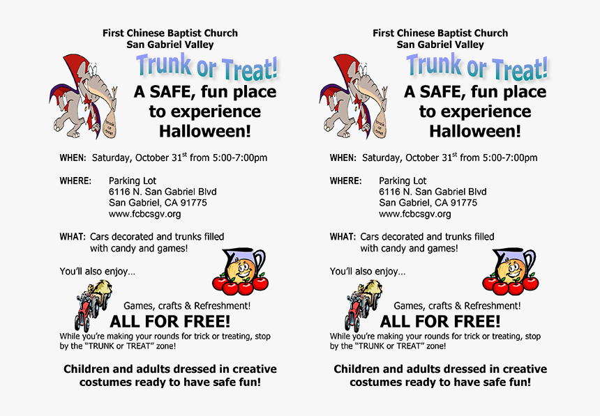 Trunk Or Treat - First Aid For Dog Bite, HD Png Download, Free Download