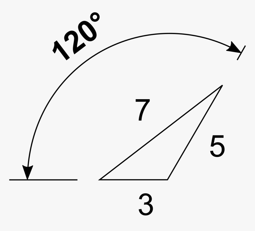 120 Degree Triangle, HD Png Download, Free Download