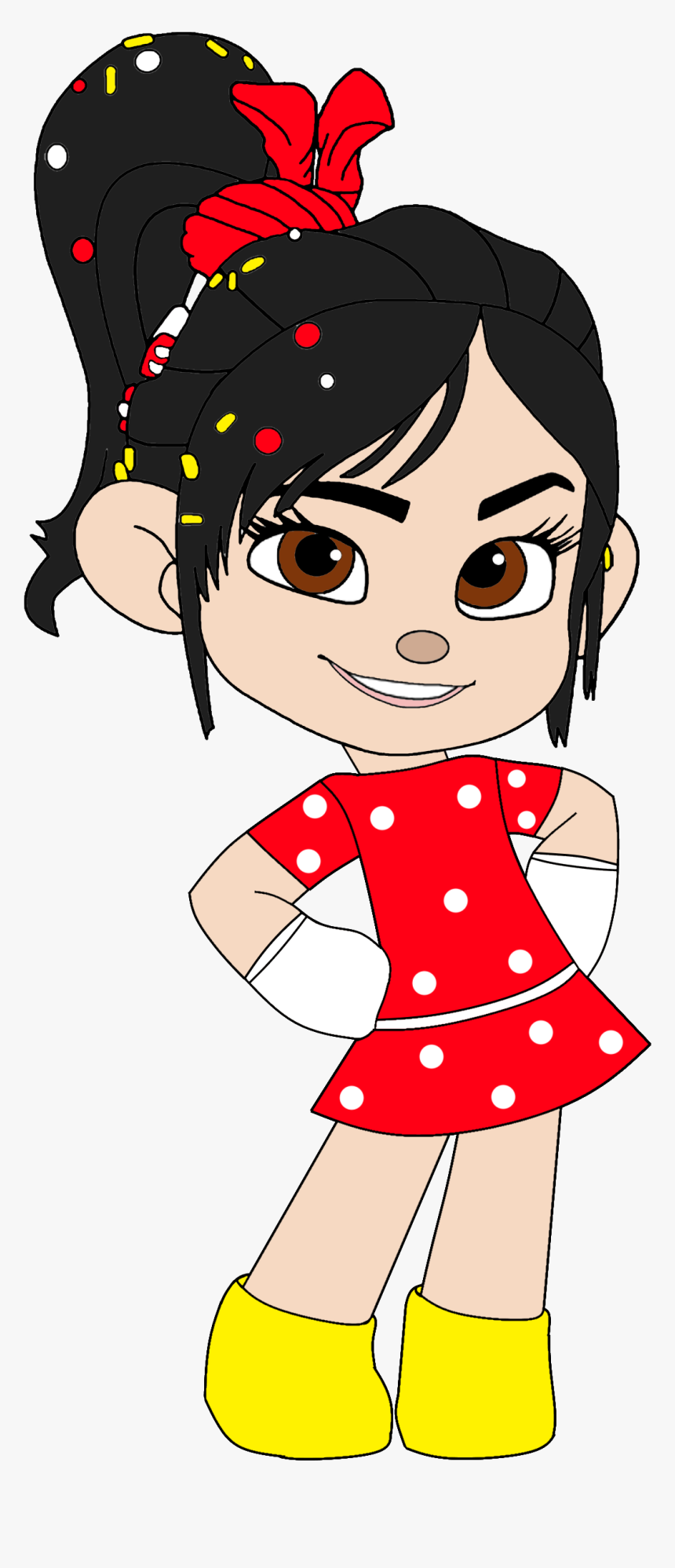 Vanellope As Minnie Mouse - Vanellope Von Schweetz Navidad, HD Png Download, Free Download