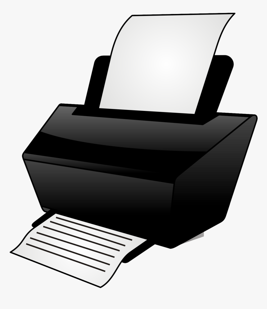 Printer Icon Vector , Png Download - Printer Clipart Png, Transparent Png, Free Download