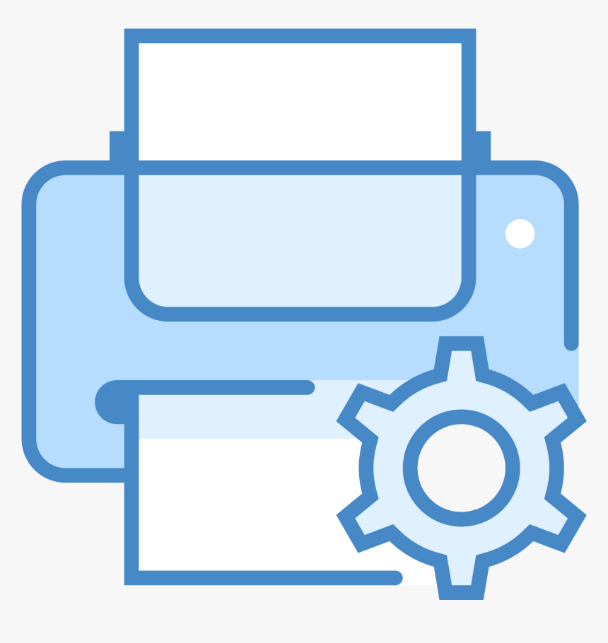 The Icon For Printer Maintenance Is A Large Horizontal - Icon, HD Png Download, Free Download