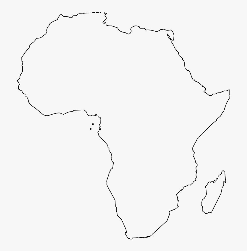 Africa Outline Transparent Background, HD Png Download, Free Download