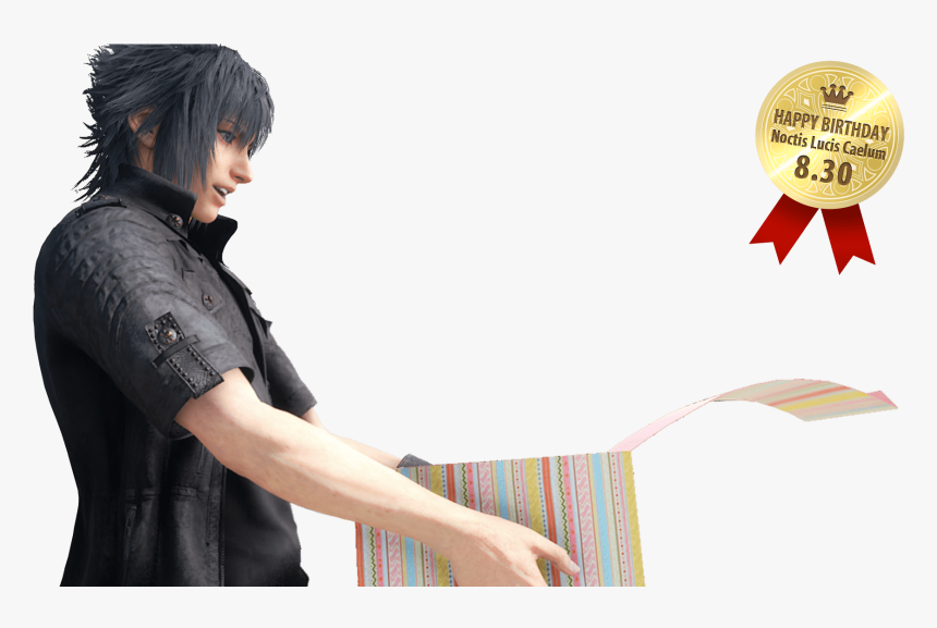 Happy Birthday Ffxv , Png Download - Final Fantasy Lightning X Noctis, Transparent Png, Free Download