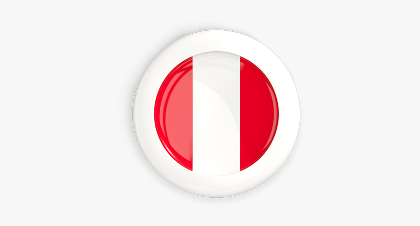 White Framed Round Button - Circle, HD Png Download, Free Download