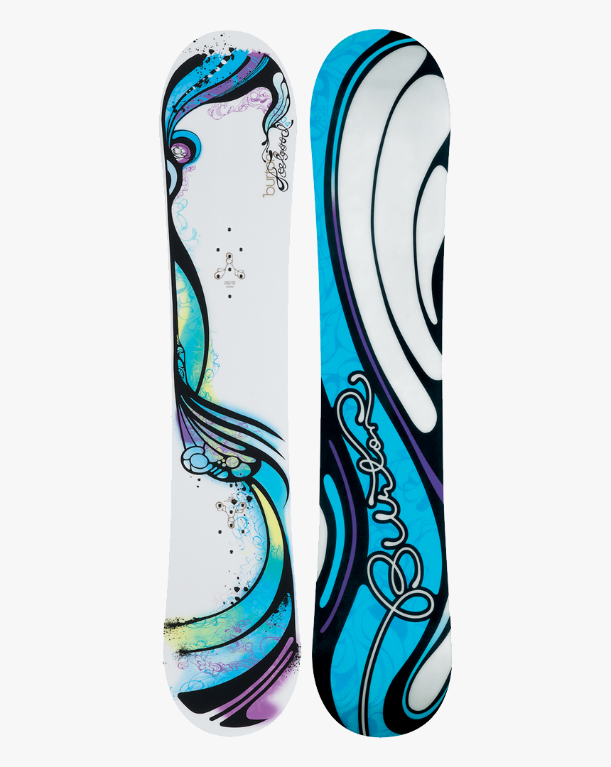 Snowboard Png Image - Burton Snowboard Feelgood 137, Transparent Png, Free Download