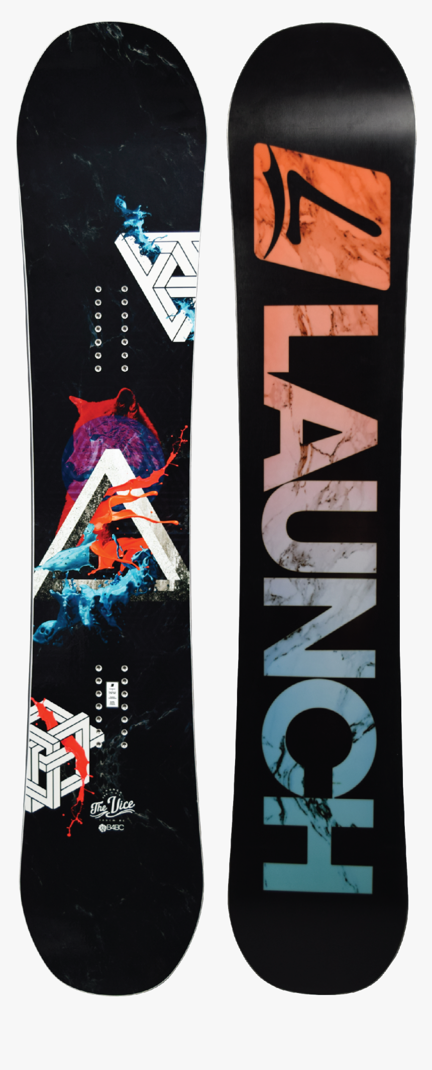 Launch Vice Womens Snowboard Launch Snowboards Png - Launch Snowboard, Transparent Png, Free Download