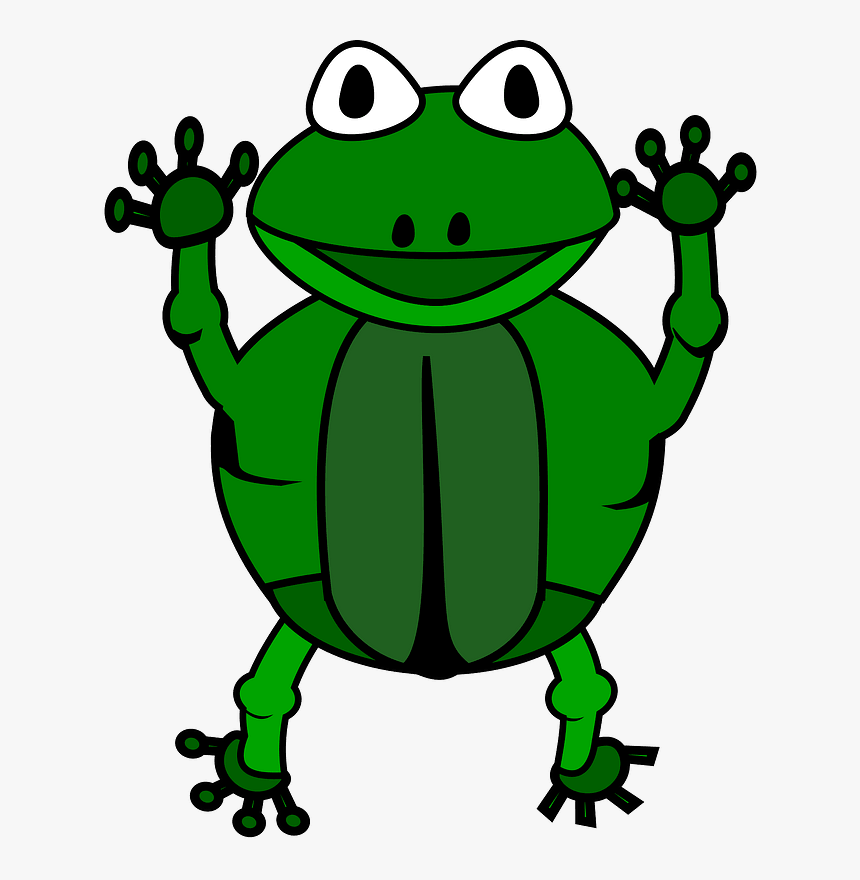 Jumping Frog Clipart - Horny Frog, HD Png Download, Free Download