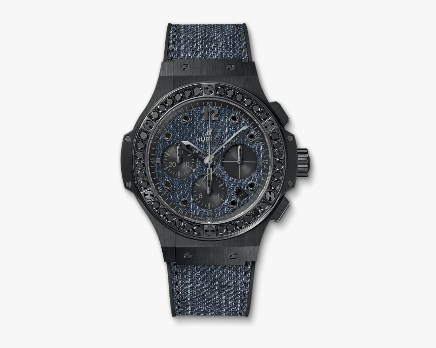 Big Bang Jeans Ceramic Black Diamonds - Hublot Big Bang Dark Jeans, HD Png Download, Free Download