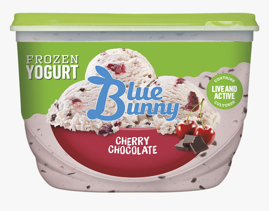 Cherry chocolate Frozen Yogurt - Blue Bunny Frozen Yogurt Flavors, HD Png Download, Free Download