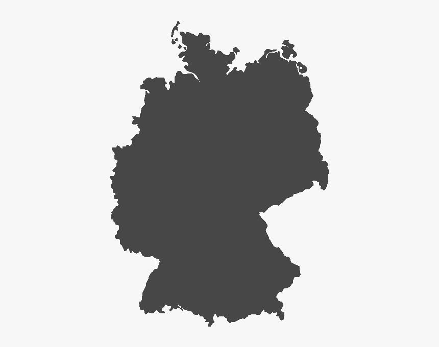 Map Of Germany - Germany Map Png, Transparent Png, Free Download