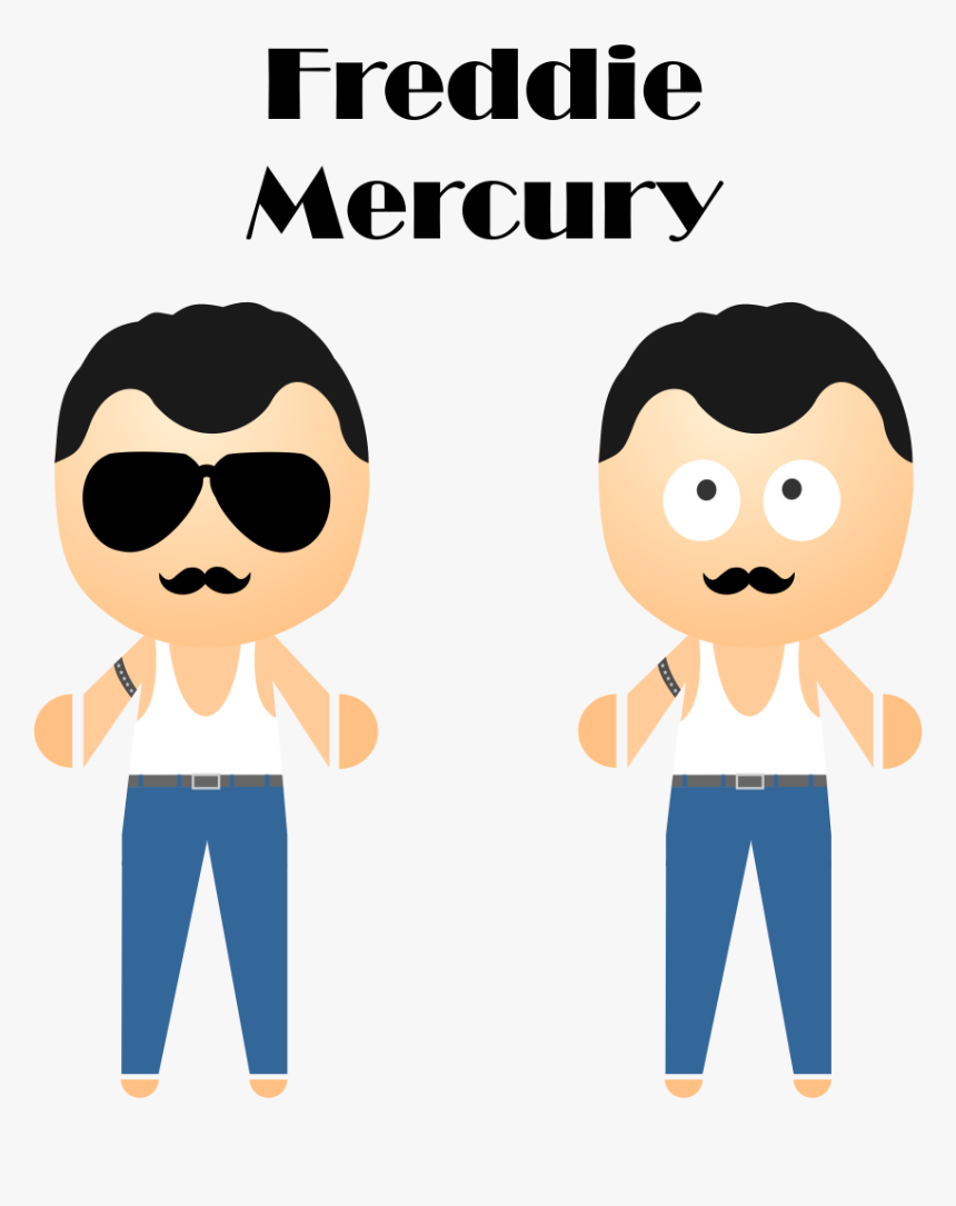 Freddie Mercury Png , Png Download - Cartoon, Transparent Png, Free Download