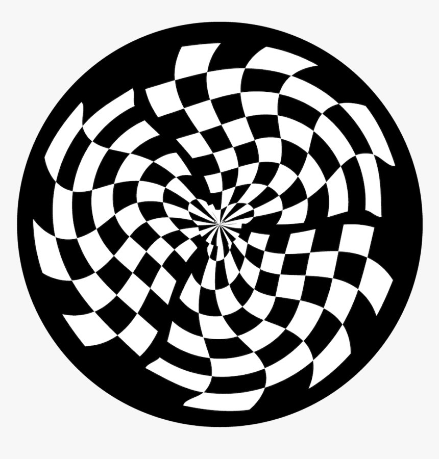 Apollo Swirling Checkerboard - Swirl Checkerboard High Quality, HD Png Download, Free Download