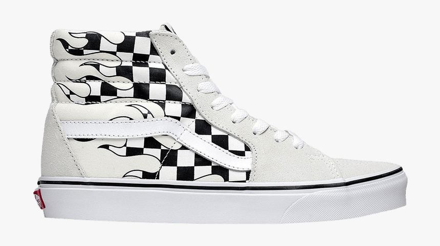 White And Black Checkered Vans Old Skool, HD Png Download, Free Download