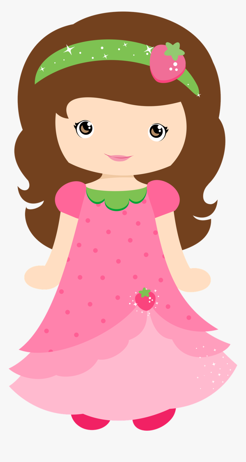 Moranguinho - Strawberry Shortcake Cute Doll, HD Png Download, Free Download