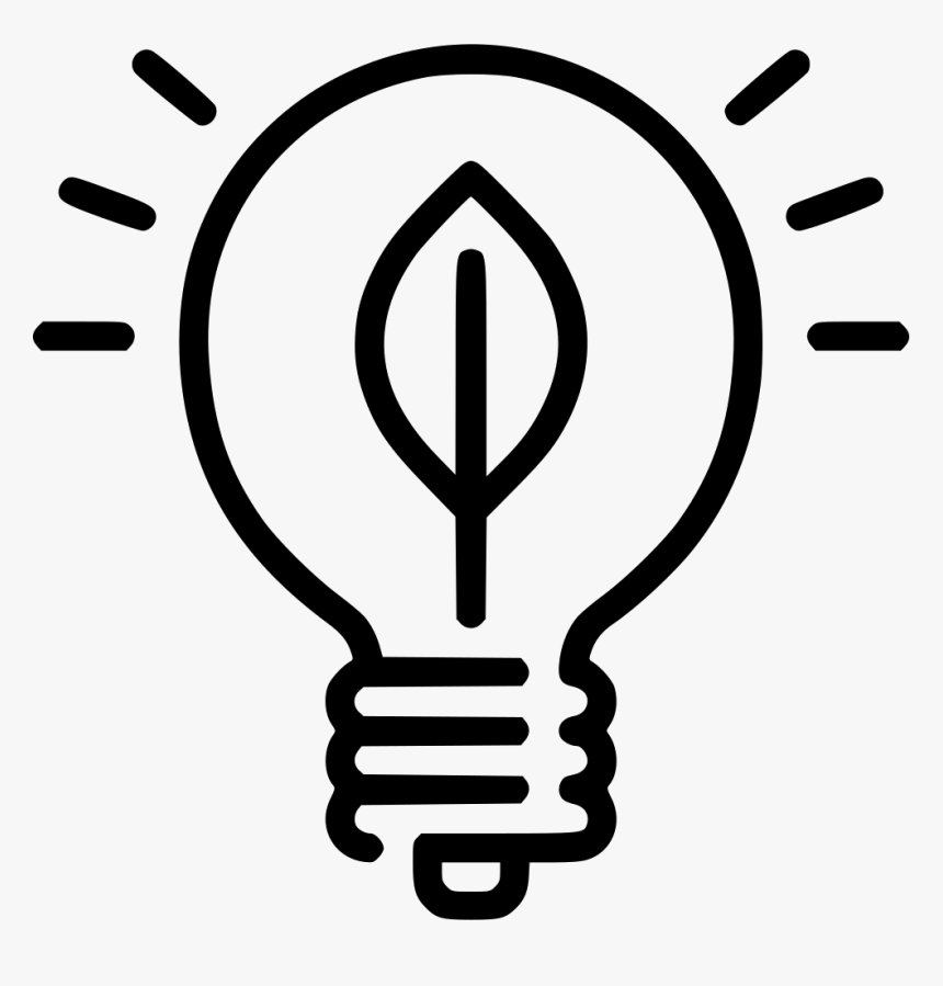 Eco Light - Light Bulb Svg Free, HD Png Download, Free Download