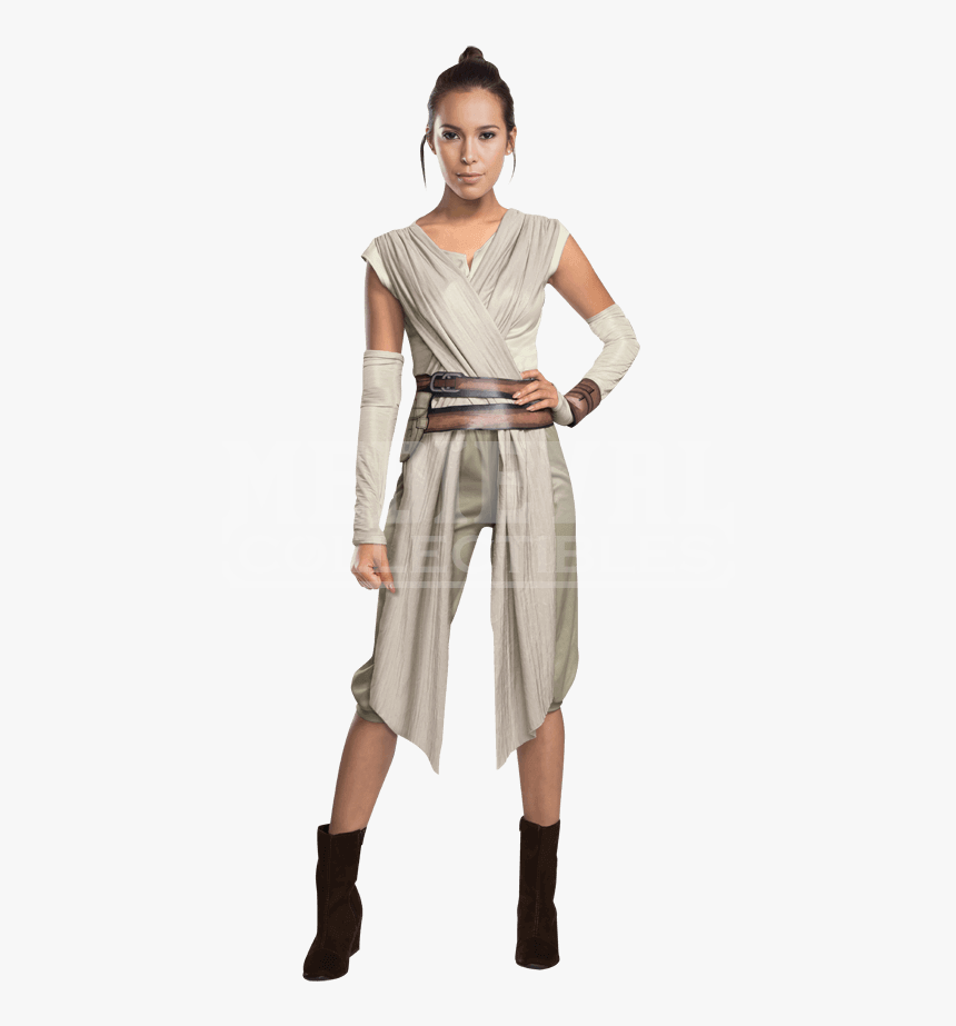 Force Awakens Deluxe Adult Rey Costume - Rey Jedi Robes, HD Png Download, Free Download