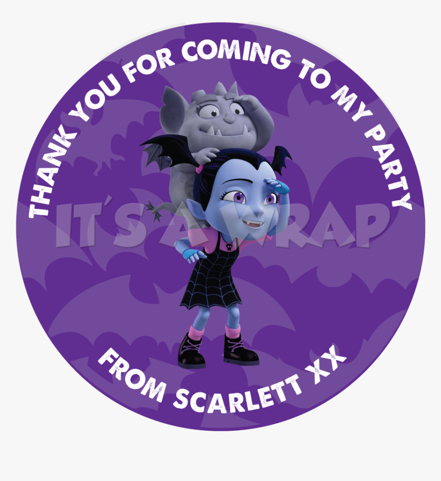 Vampirina Sweet Cone Stickers - Daily Markets, HD Png Download, Free Download