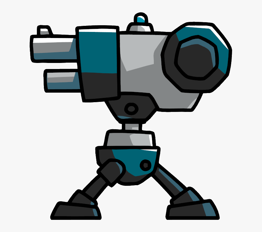 Sentry Gun - Scribblenauts Cool Weapons, HD Png Download, Free Download