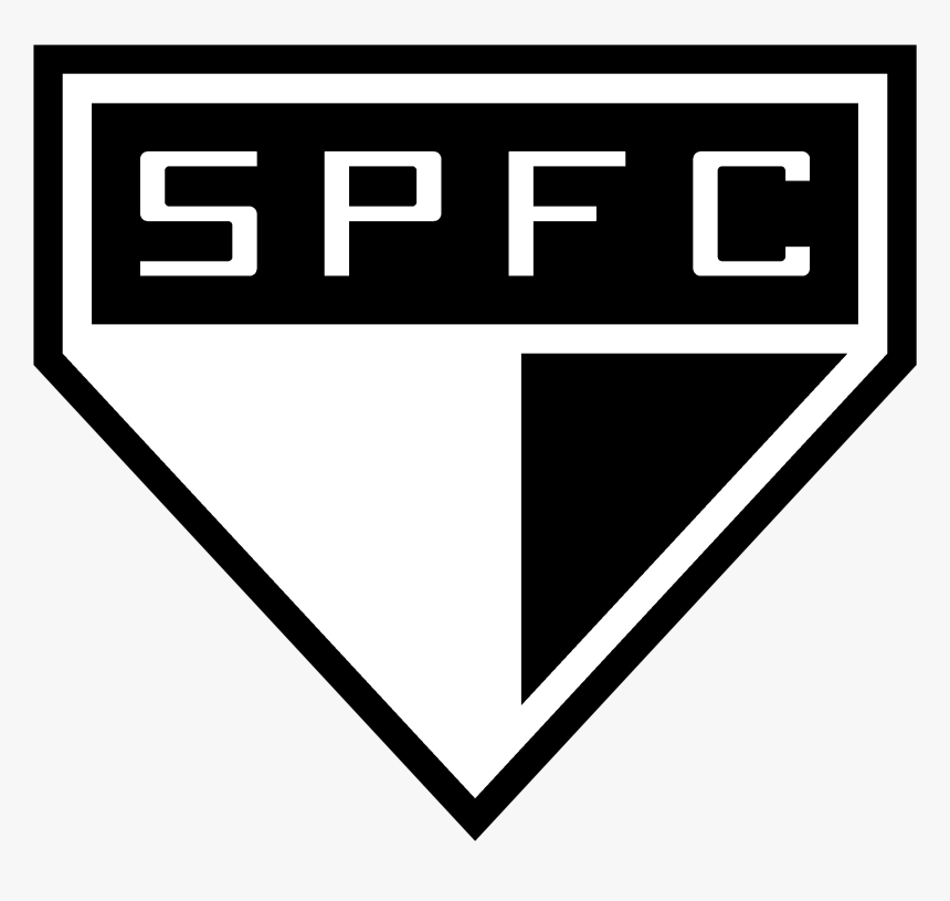 Sao Paulo Futebol Clube De Sao Paulo Sp Logo Black - São Paulo Fc, HD Png Download, Free Download