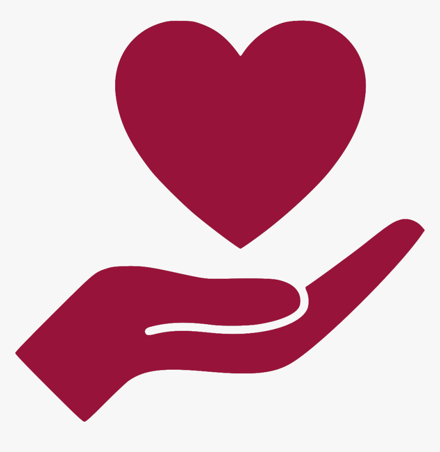 Donation Clipart Hand Heart 2 - Hand Serve Icon Png, Transparent Png, Free Download