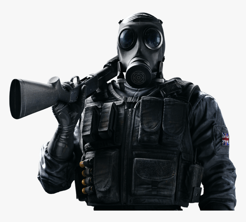 Rainbow Six Siege Smoke Png - Smoke Rainbow Six Siege Gas Mask, Transparent Png, Free Download