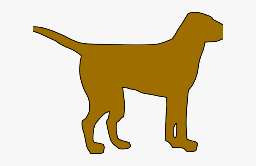 Dog Clipart Clipart Outline - Dog, HD Png Download, Free Download