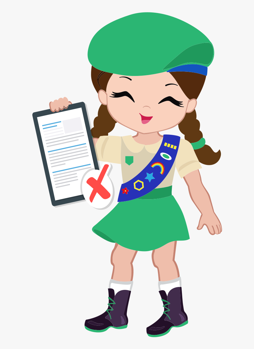 Girl Scout Clip Art, HD Png Download, Free Download