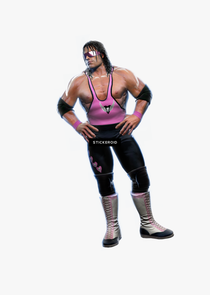 Bret Hart Wwe - Wwe All Stars Bret Hart, HD Png Download, Free Download