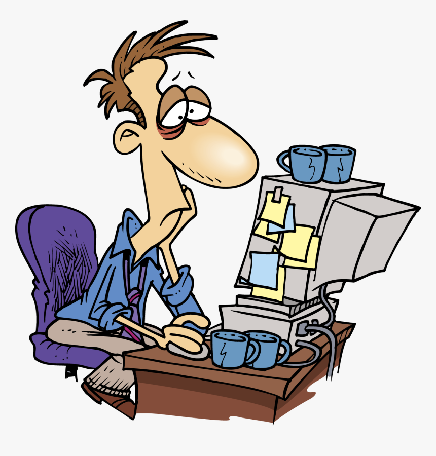 Home Dentistry Libguides At - Tired Person Cartoon, HD Png Download, Free Download