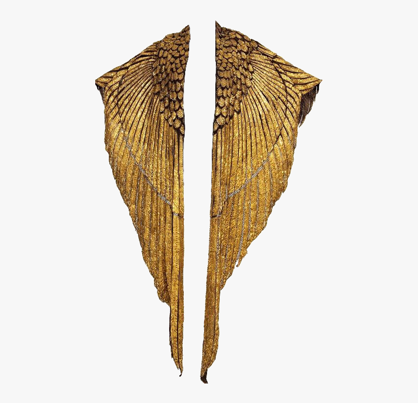 #gold #wings #shawl #pngs #png #cute #trendy #aesthetic - Elizabeth Taylor Cleopatra Cape, Transparent Png, Free Download