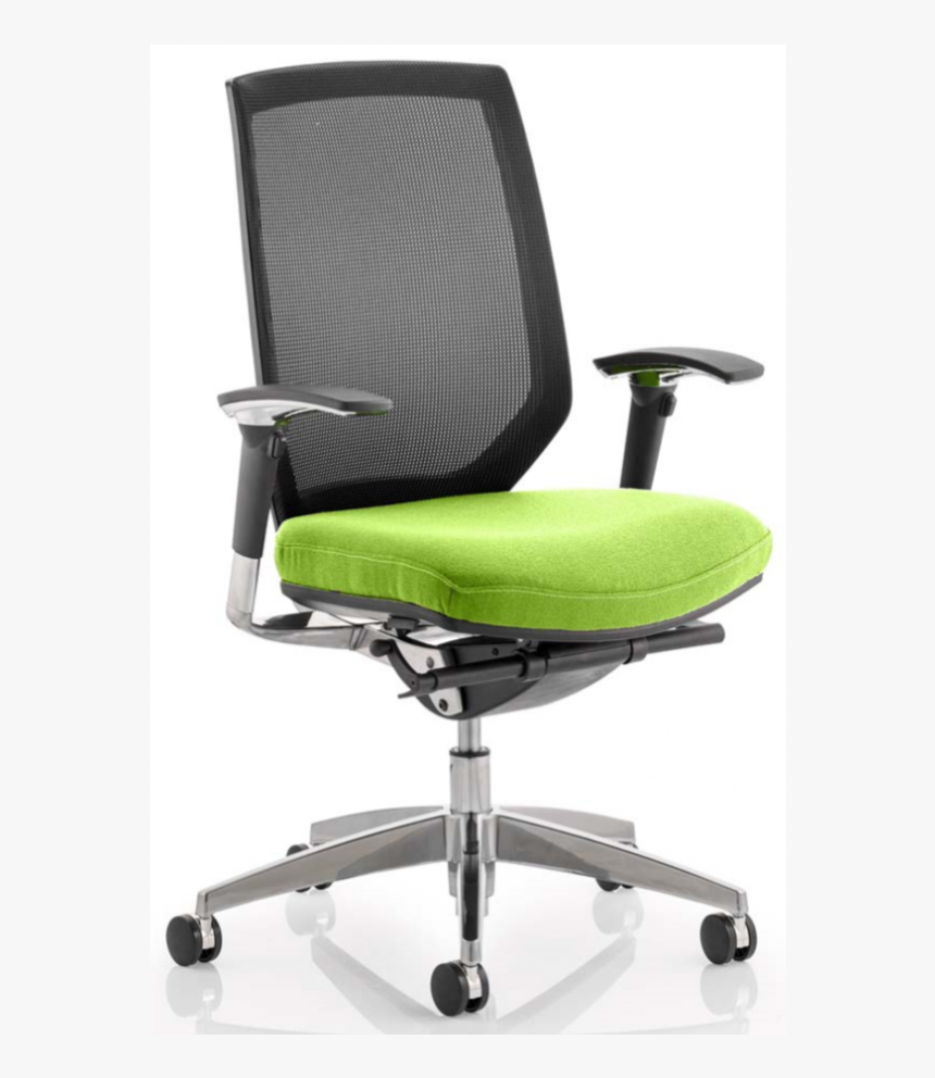 Midas Upholstered Green Executive Mesh Office Chair - Office Chair, HD Png Download, Free Download