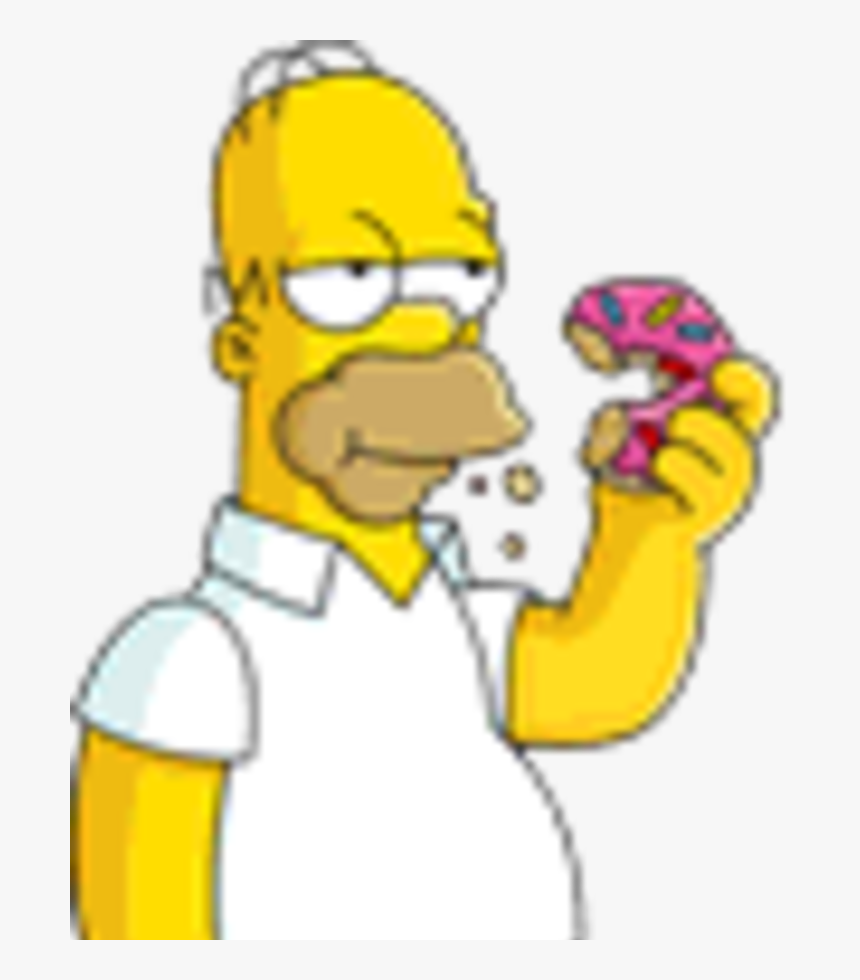 Nope - Homer Simpson Holding A Donut, HD Png Download, Free Download