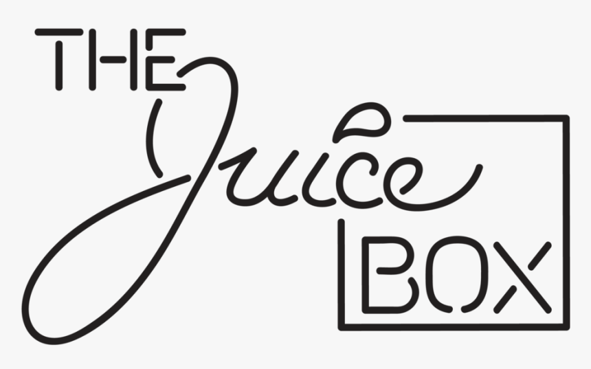 The Juice Box , Png Download - Juice In Caligraphy, Transparent Png, Free Download