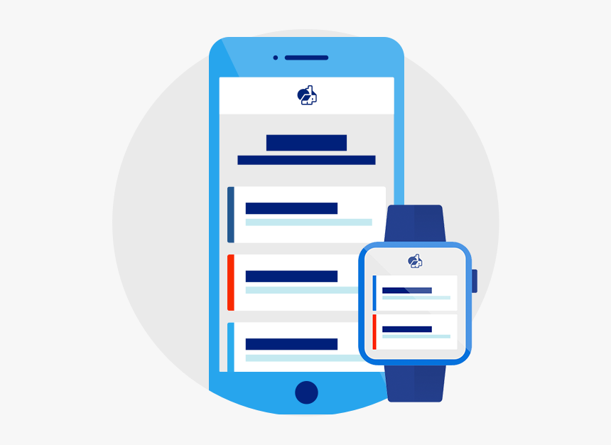 Phone And Watch Illustration, HD Png Download, Free Download