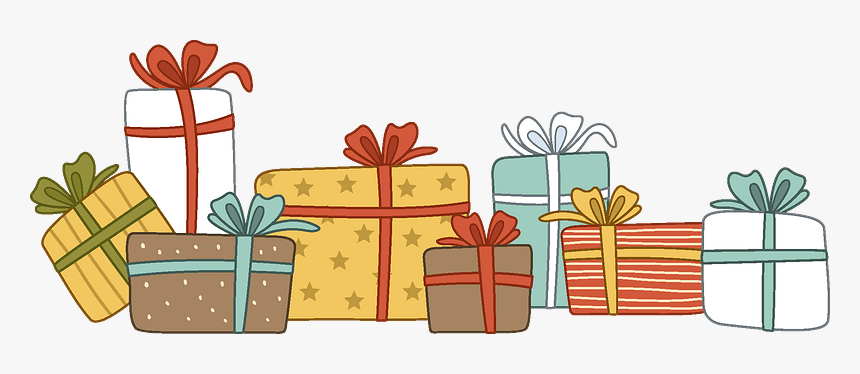 Christmas Gifts Clipart - Illustration, HD Png Download - kindpng