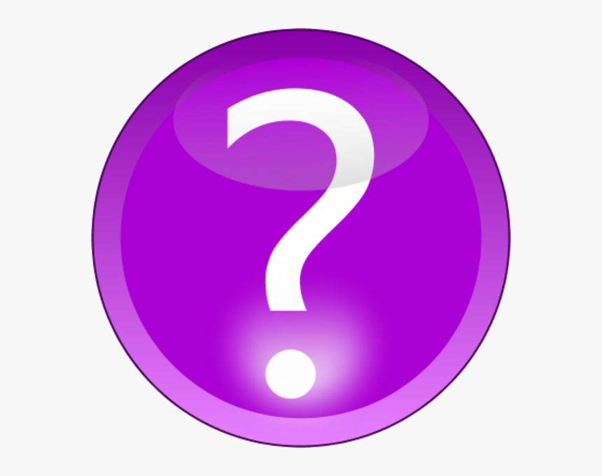 Pink Clipart Exclamation Mark - Question Mark With Purple Background, HD Png Download, Free Download