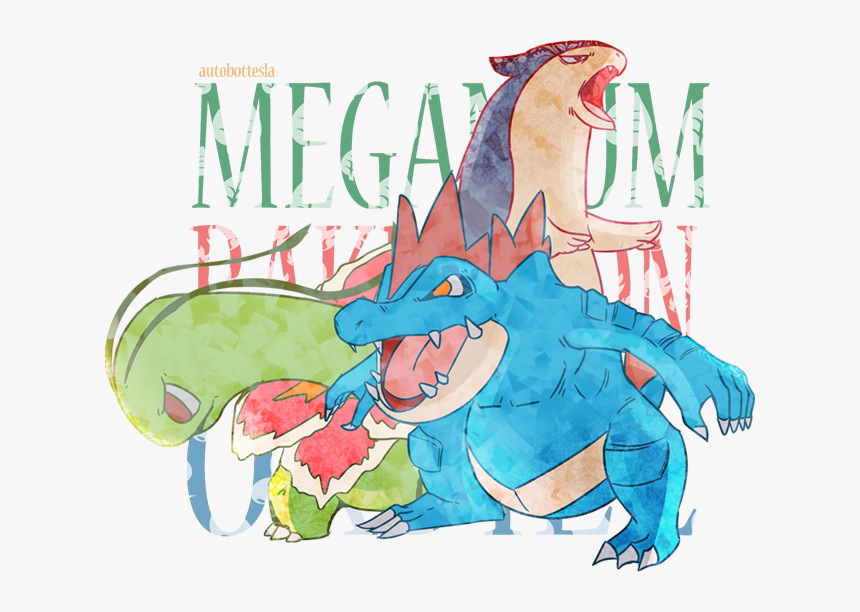 Meganium, Bakphoon , Ordile - Pokemon Johto Feraligatr Typhlosion Meganium, HD Png Download, Free Download