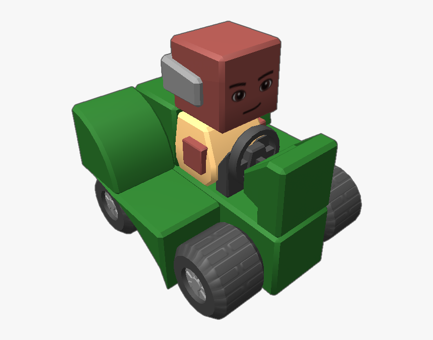 The Mower Guy From Happy Wheels - Bulldozer, HD Png Download, Free Download