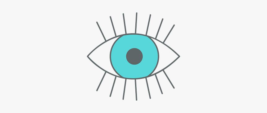 Simple Eye Clipart - Eye Mirror, HD Png Download, Free Download