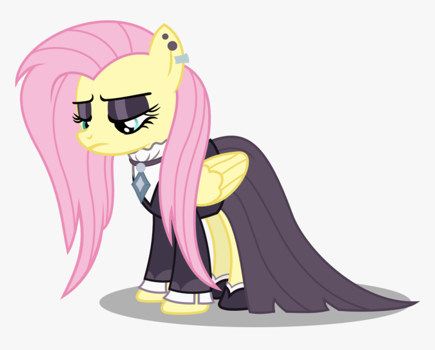 Goth Fluttershy By Seahawk270-dc87tfj - Goth Fluttershy, HD Png Download, Free Download