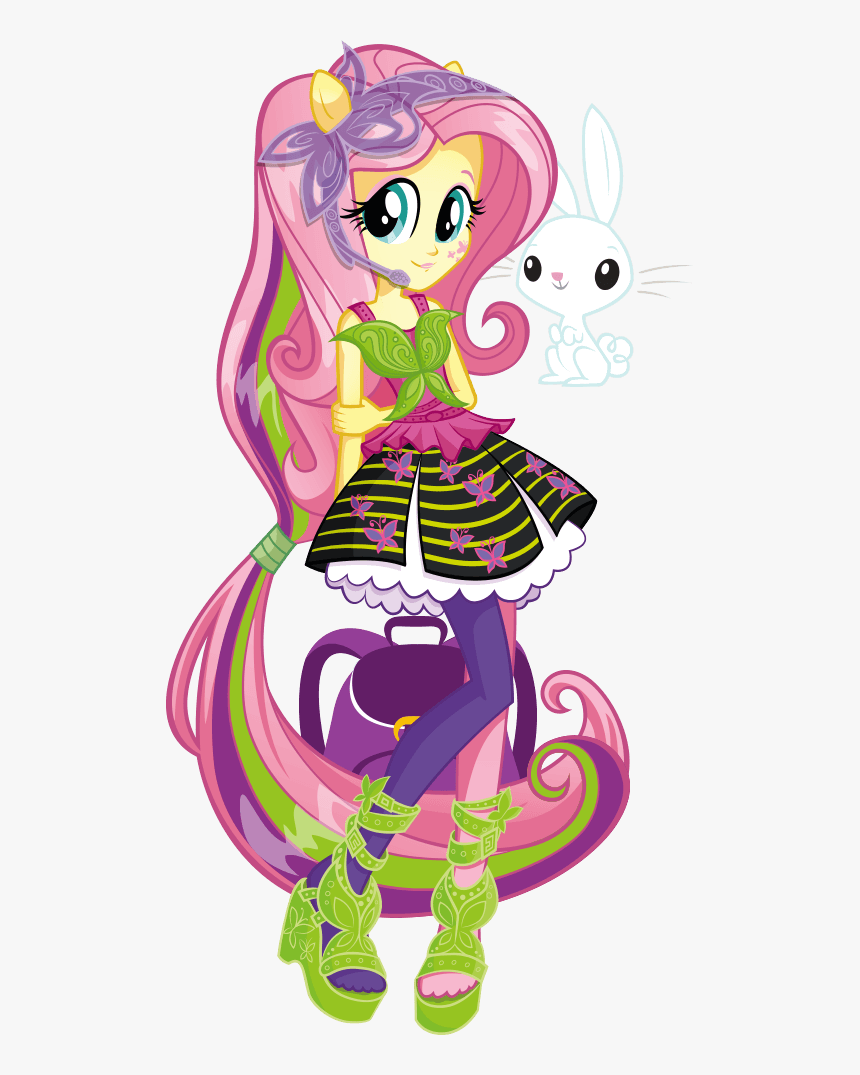 Mlp Eg Fluttershy Rainbow Rocks, HD Png Download, Free Download