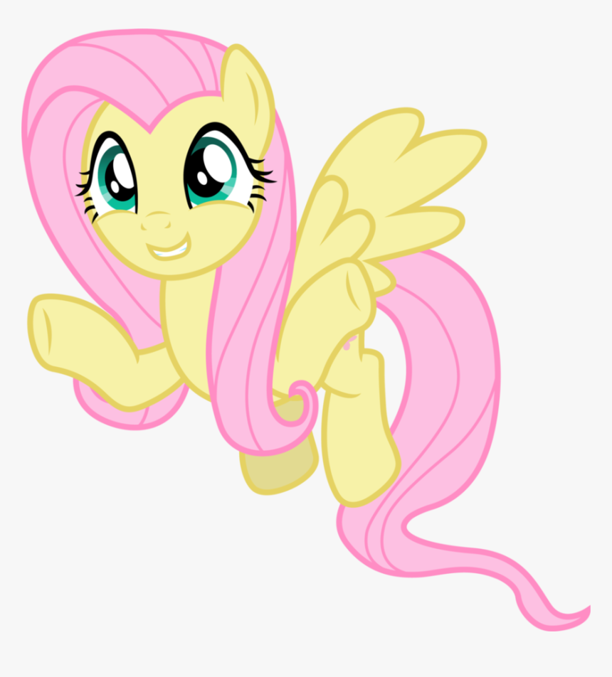 Fluttershy By Davidsfire - Fluttershy Flying Vector, HD Png Download, Free Download