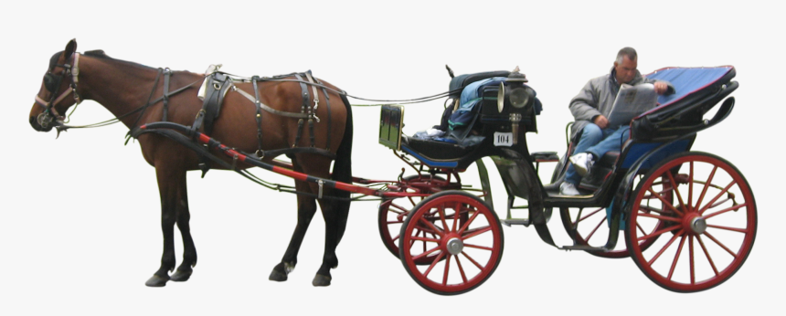 Horse Drawn Carriage Png, Transparent Png, Free Download